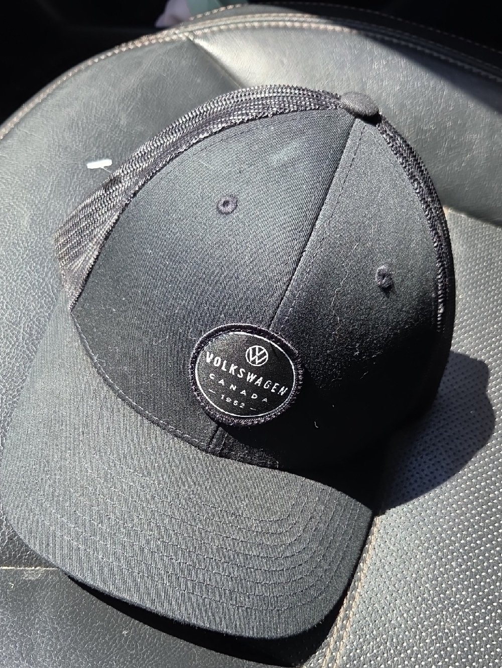 Volkswagen Canada Black Trucker Hat. New Without Tags